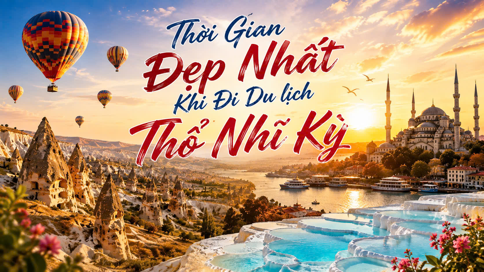 Thời điểm đẹp nhất để đi du lịch Thổ Nhĩ Kỳ